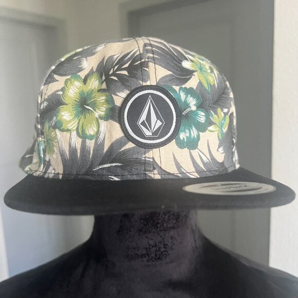 Volcom Hat Cap Hawaiian Snapback One Size Trucker Fishing Outdoor Casual Youth - Picture 4 of 7